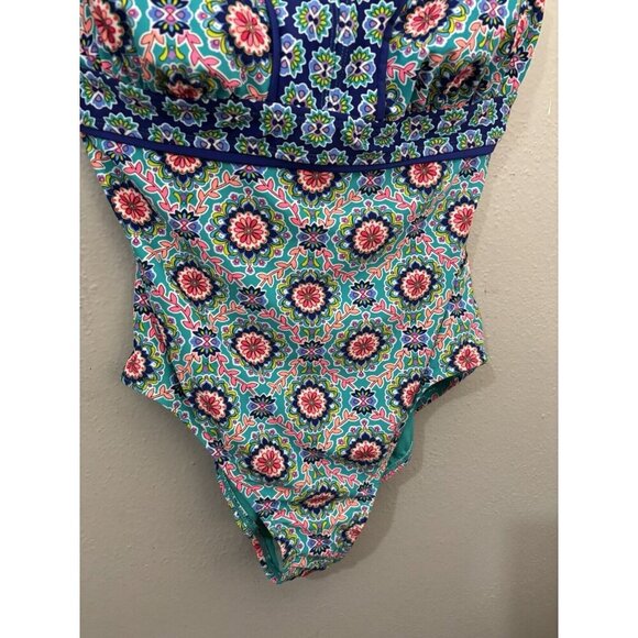 Catalina Mix Pattern Swimsuit One Piece Size XL 16/18 - Picture 4 of 8
